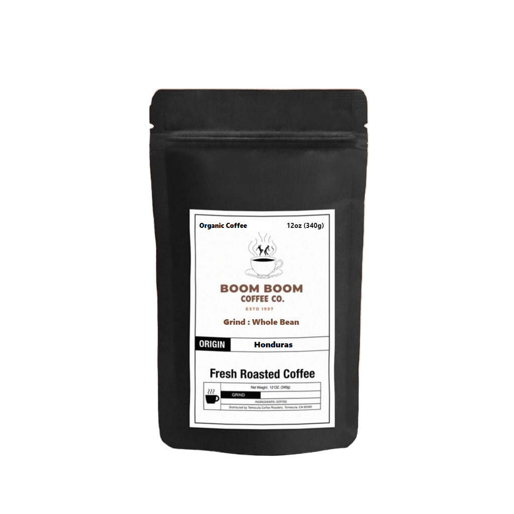 BOOM BOOM Honduras Medium-Dark Roasted Coffee,